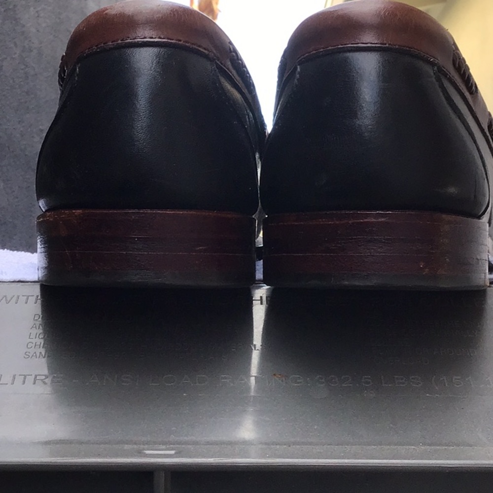 FootJoy made in the USA 9/D leather loafers used conditions - Picture 10 of 12
